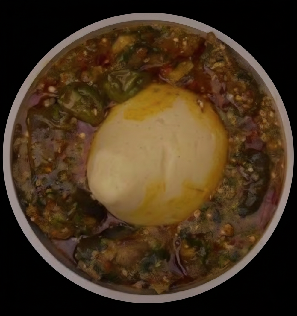 Banku & Okra Stew